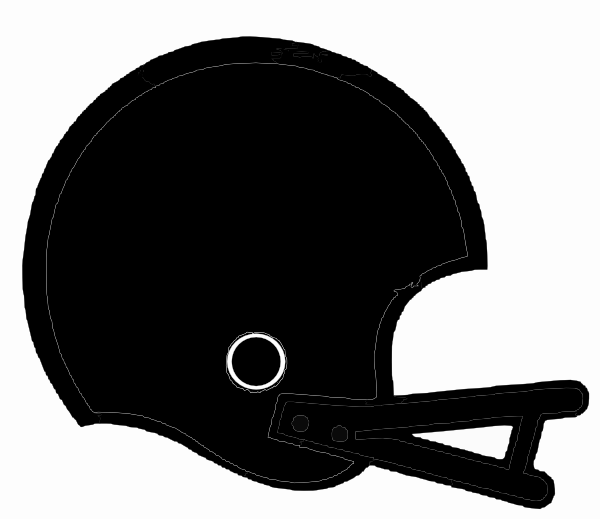 football helmet clip art black and white - photo #6