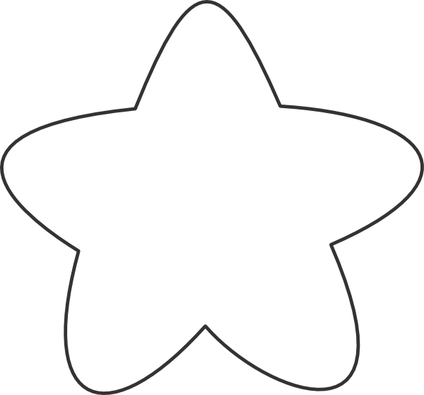 White Star Outline Clip Art at Clker.com - vector clip art online