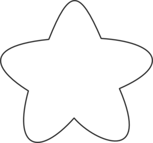 White Star Outline Clip Art at Clker.com - vector clip art online