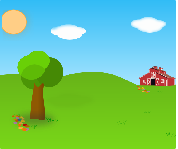 clipart farm background - photo #47