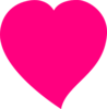 Pink - Heart Clip Art