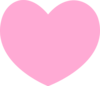 Pink Heart Clip Art