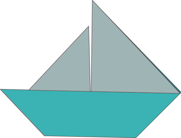 paper boat clipart - photo #12
