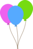 Colorful Balloons Clip Art