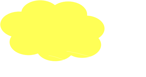 yellow cloud clipart - photo #7