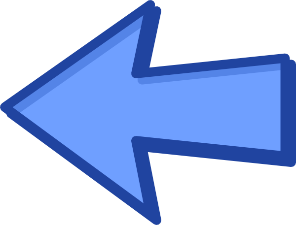 clipart blue arrow - photo #6