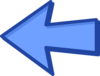 Blue Arrow Blue Left Clip Art