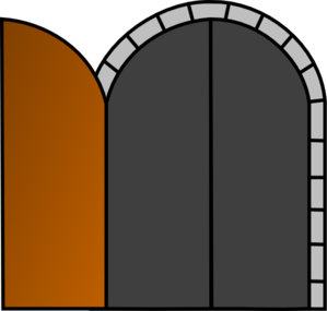 Open Wooden Door Clip Art At Clker Com Vector Clip Art Online