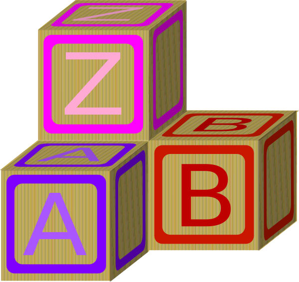 baby block letters clipart - photo #48