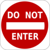 Do Not Enter Clip Art