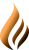Maron  Flame Logo Re Edit Clip Art