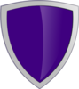 Purple Security Shield Clip Art