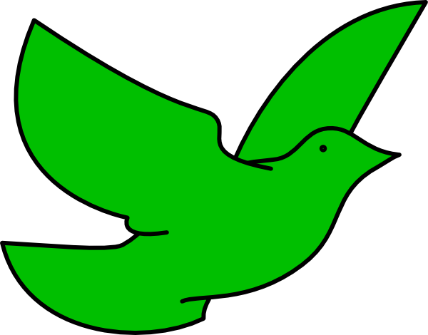 green dove clipart - photo #1
