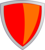 Red2 Security Shield Clip Art