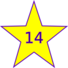 Number 14 Chart Clip Art