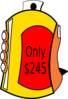 Yellow Spray Can $245 Clip Art