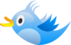 Blue Tweet Bird Clip Art