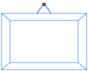 Blue Hanging Frame Clip Art