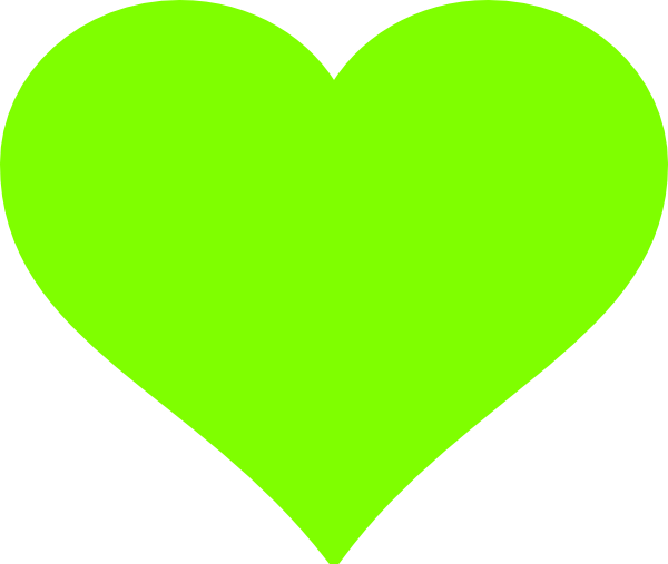 clipart green heart - photo #14