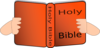 Orange Bible Clip Art