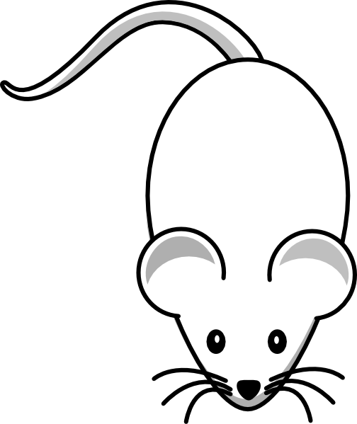 mouse clipart black and white - photo #2