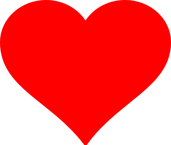 big red heart clipart - photo #27