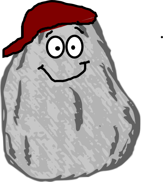 cartoon rocks clipart - photo #5