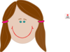 Brunetter  Girl Clip Art