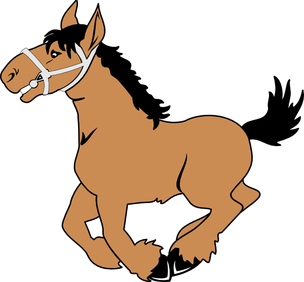 free christmas clip art with horses - photo #46