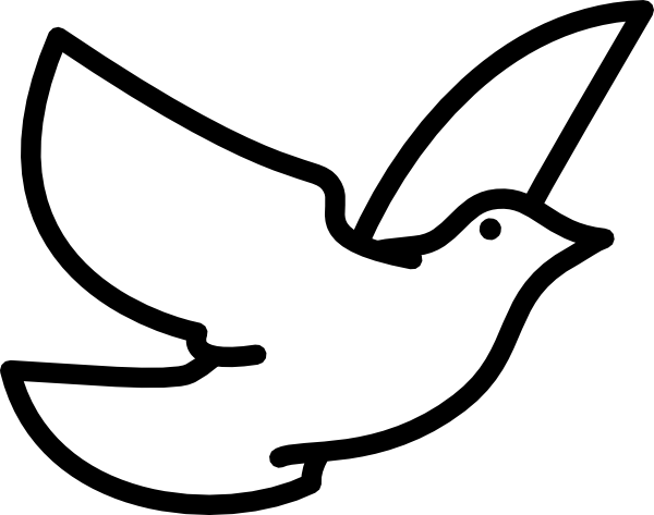 Dove Outline Clip Art ...