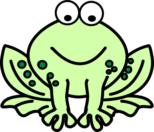 free clipart frog cartoon - photo #43