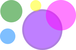 Colored Circles Clip Art