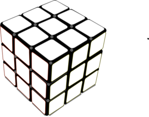 Rubiks Cube White Clip Art