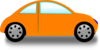 Orange Car Clip Art