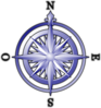 Blue Compass Clip Art