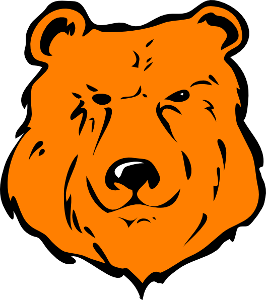 Orange Bear Clip Art at vector clip art online, royalty