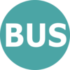 Turquoise Bus 70 Percent Clip Art