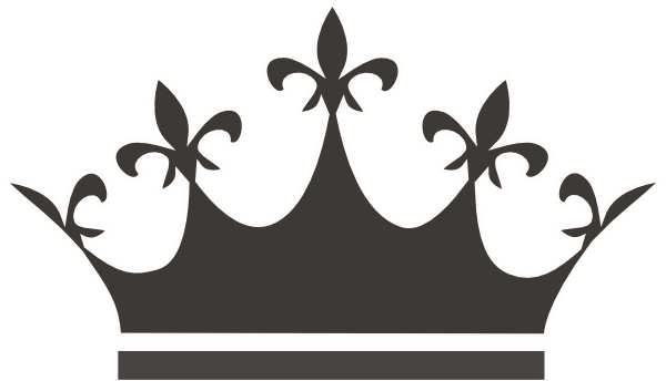 free crown clipart black and white - photo #21