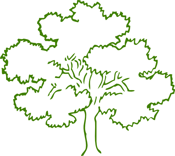 free clip art green tree - photo #33