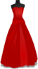 Red Wedding Gown Clip Art