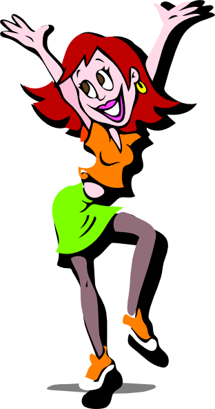 clipart woman jumping for joy - photo #13