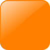 Blank Orange Button Clip Art
