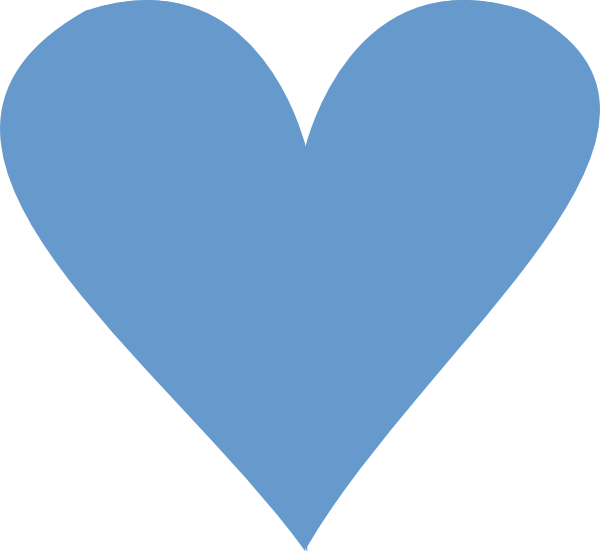 blue heart clip art free - photo #4