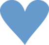 Blue Heart Clip Art