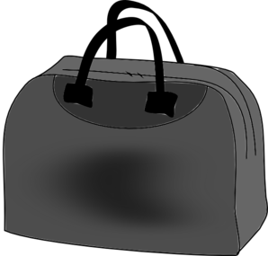 Black Luggage Clip Art
