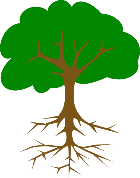 tree clipart with roots - photo #1