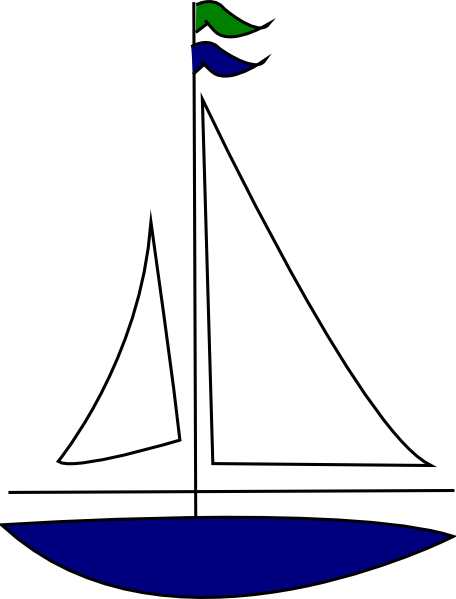 boat outline clipart - photo #11