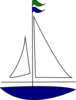 Jamies Sailboat Clip Art