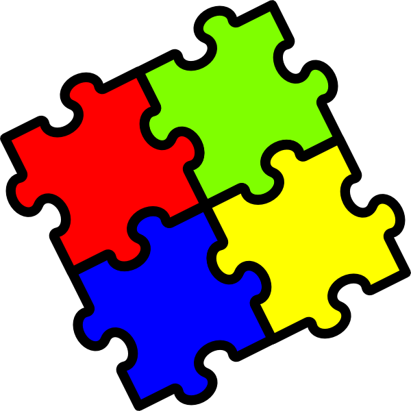 free clip art jigsaw puzzle pieces - photo #22