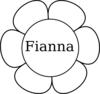 Fianna Window Flower 1 Clip Art